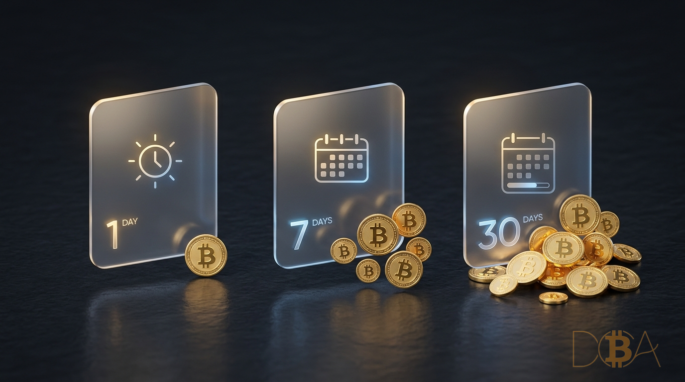 Cách dùng máy tính DCA Bitcoin